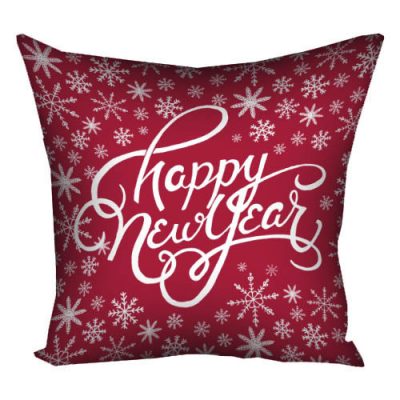 Подушка с принтом 40х40 см «Happy New Year»