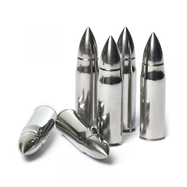 Набор подарочный 6 пуль для охлаждения виски в деревянной коробке Decanto