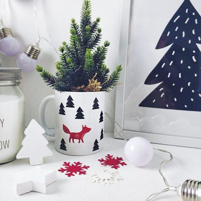 Кружка с принтом «Лисичка»