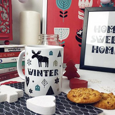 Кружка с принтом «Winter»